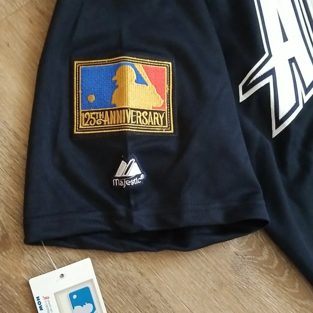 Jeff Bagwell Astros Blue Throwback Mens Stitched New Astrodome - Picture 7 of 12